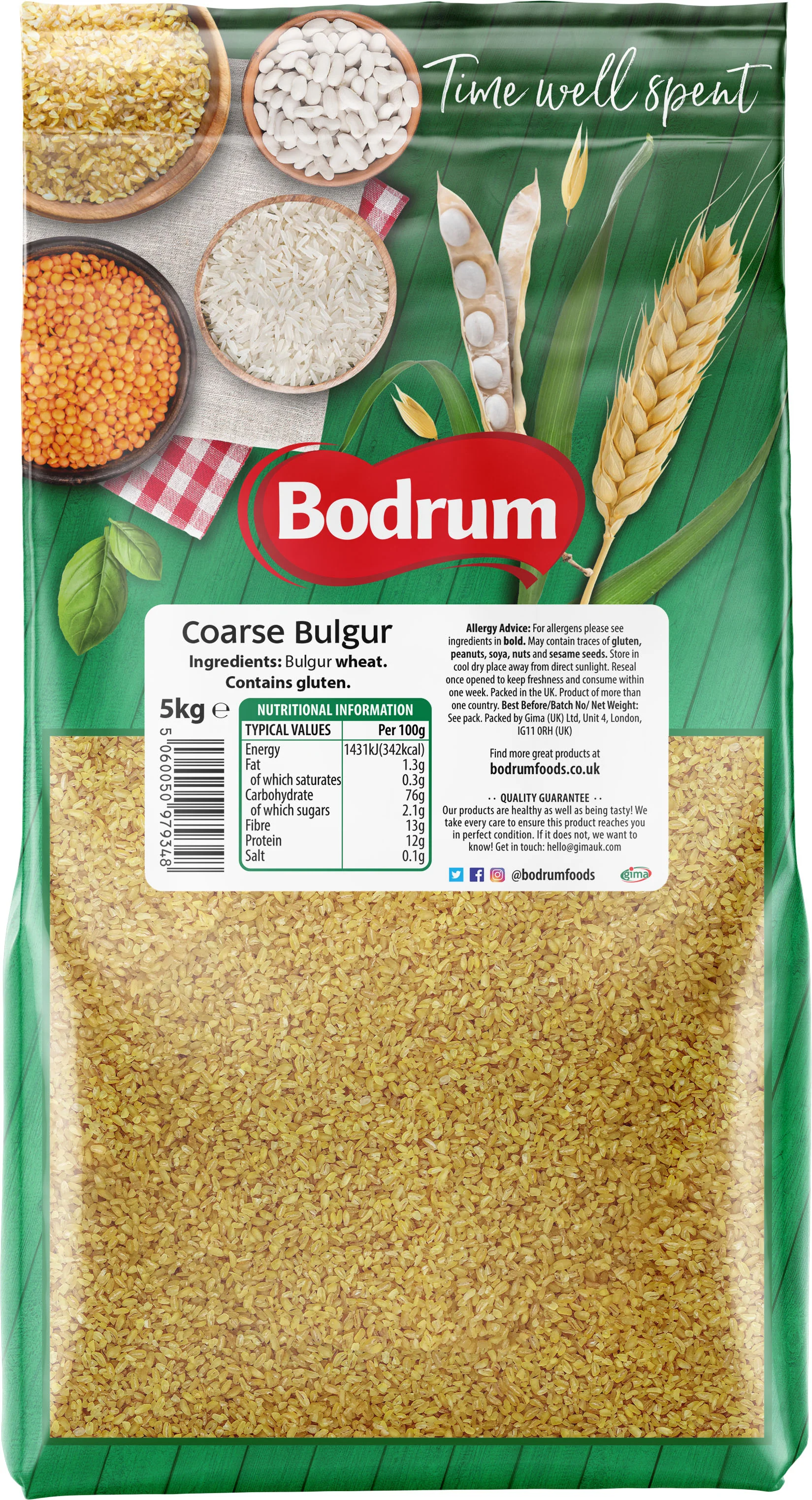 Bodrum Coarse Bulgur 5kg - Image 2