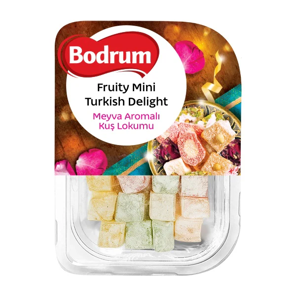 Bodrum Turkish Delight Fruity Mini 200g