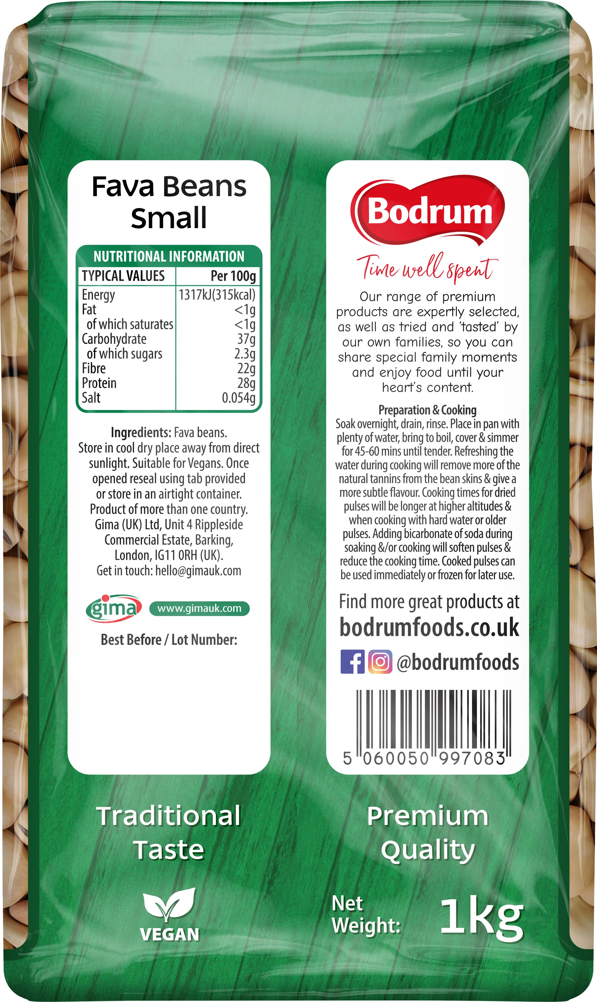 Bodrum Fava Beans 1kg - Image 2