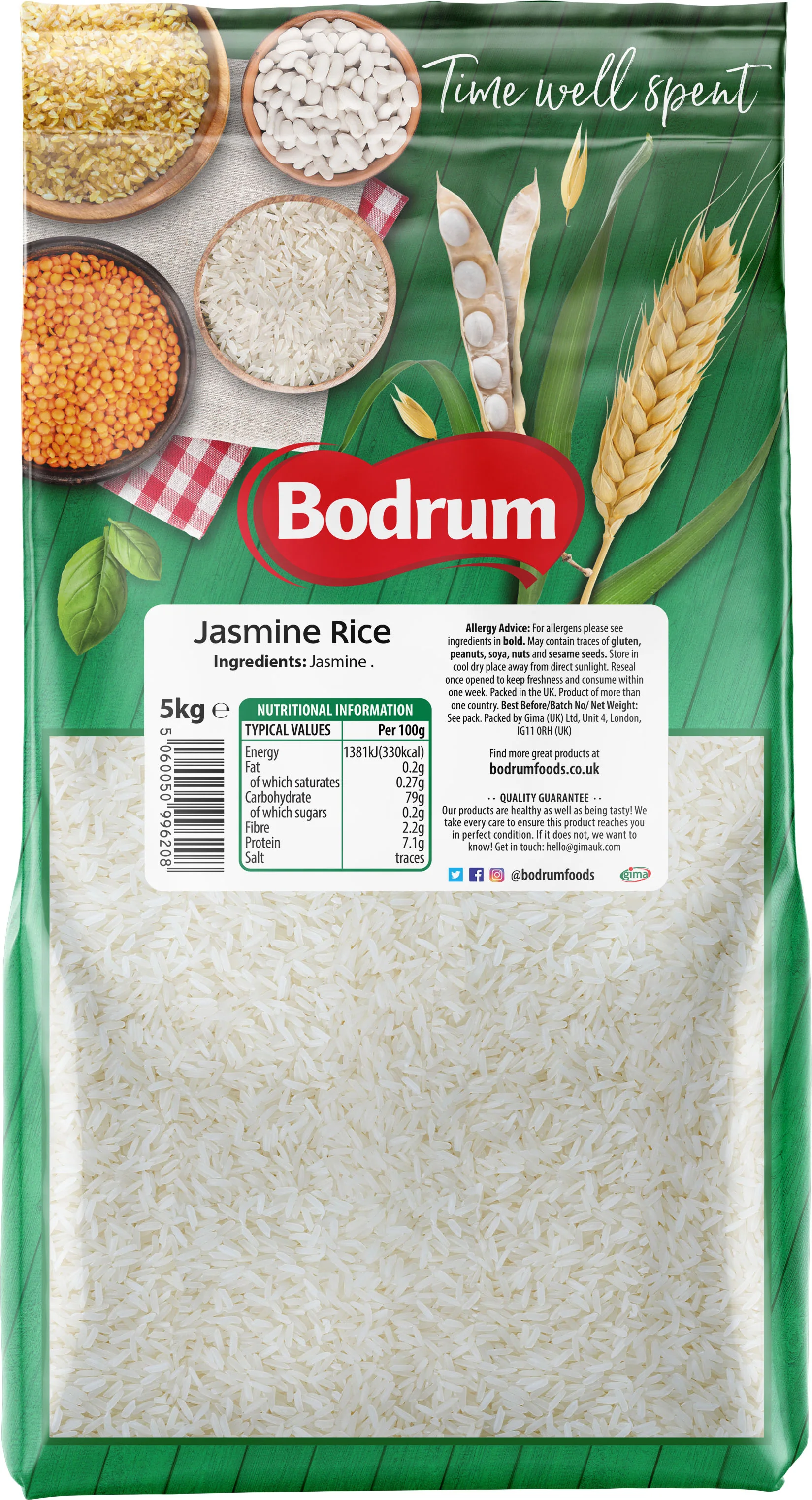 Bodrum Jasmin Rice 5kg - Image 2