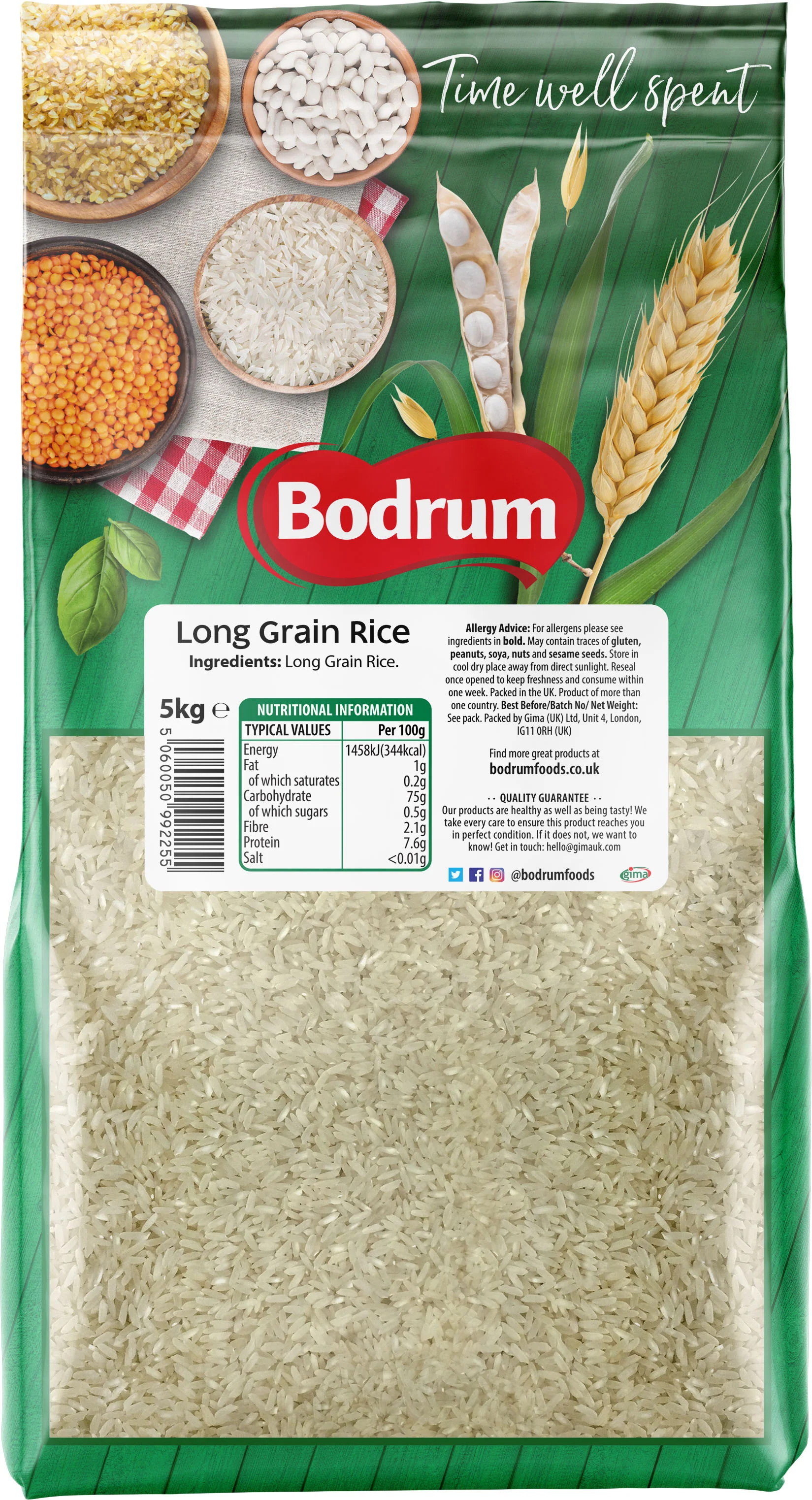 Bodrum Long Grain Rice 5kg - Image 2