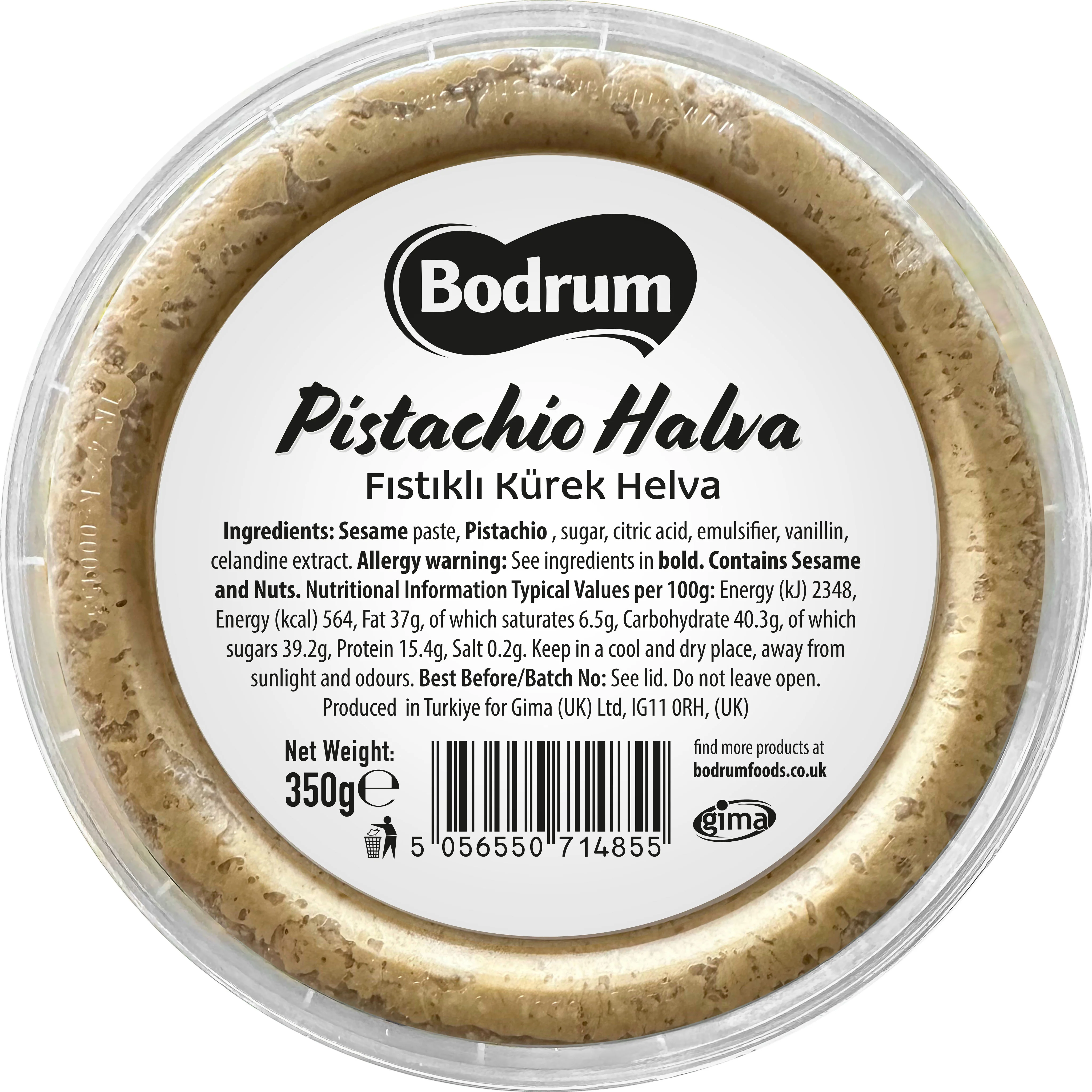 Bodrum Pistachio Kurek Halva 350g - Image 2