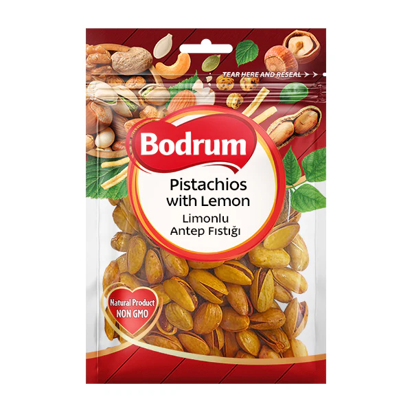 Bodrum Zesty Lemon Roasted Pistachios 150g