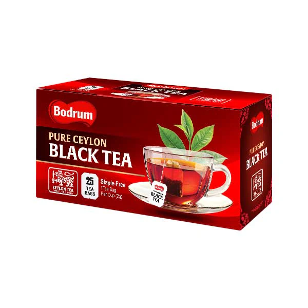 Bodrum Pure Ceylon Black Tea Bags 25 Pack 50g