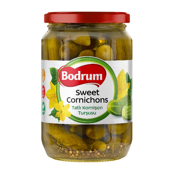 Bodrum Sweet Cornichons 680g
