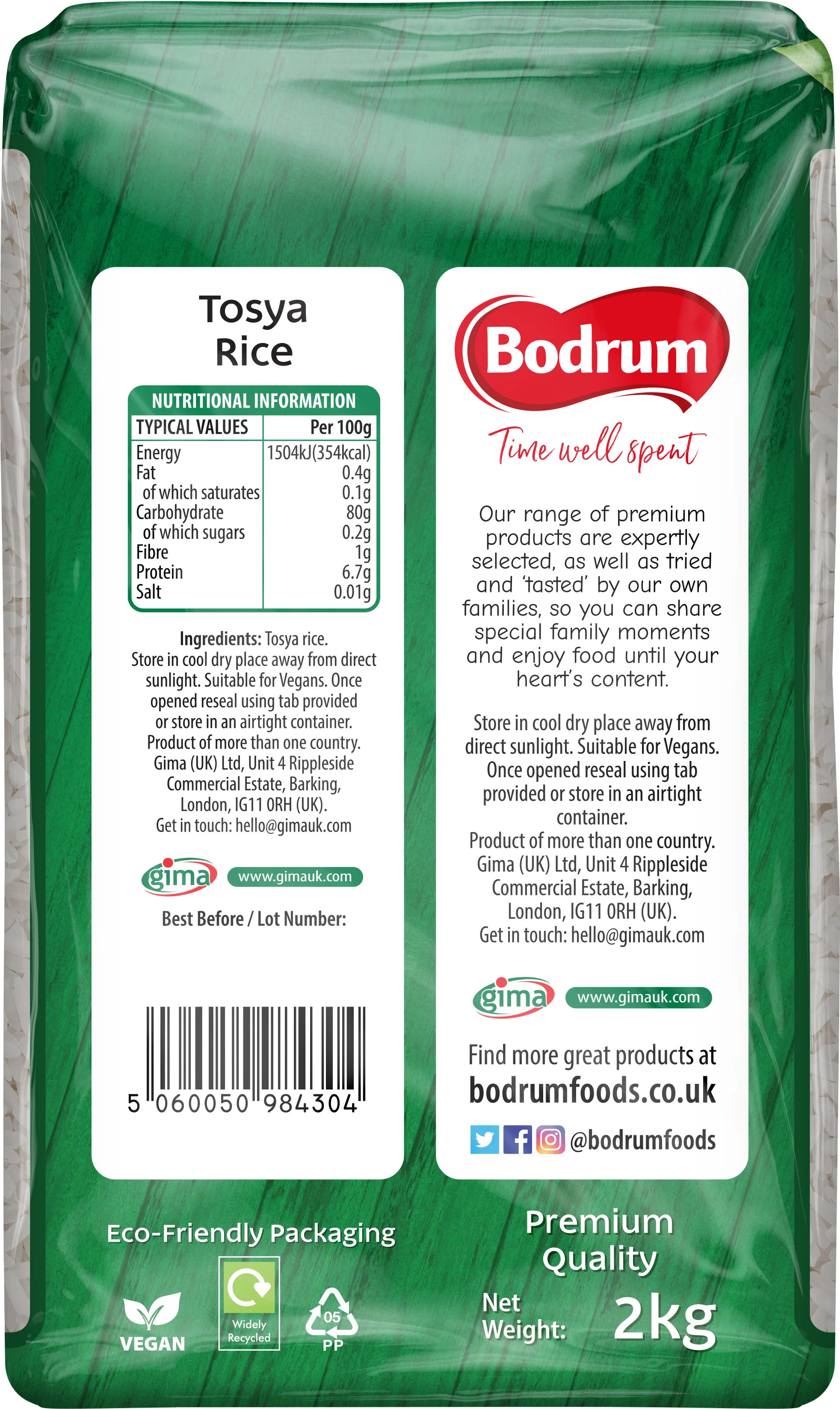 Bodrum Tosya Rice 2kg - Image 2