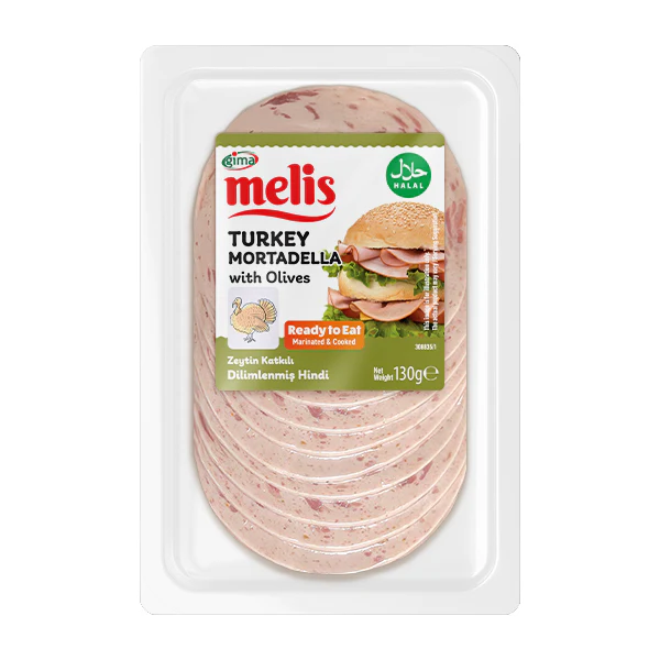 Melis Turkey Mortadella with olives 130g