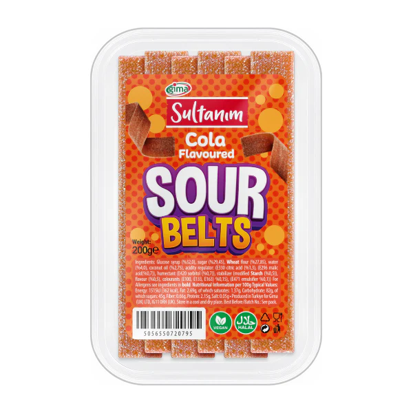 Sultanim Cola Flavoured Sour Belt 200g
