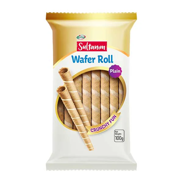 Sultanim Wafer Rolls Plain 100g